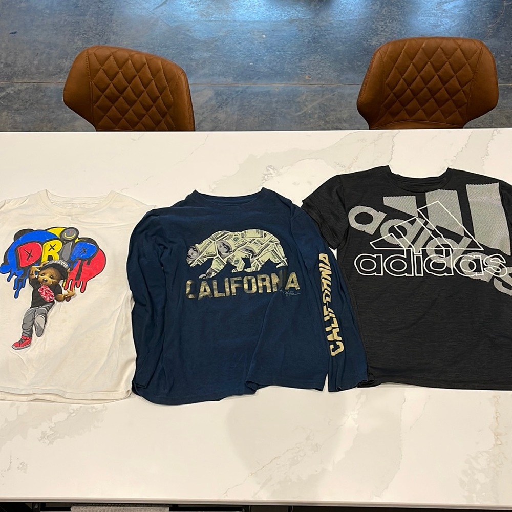 Boys Size Medium Shirts Adidas and various